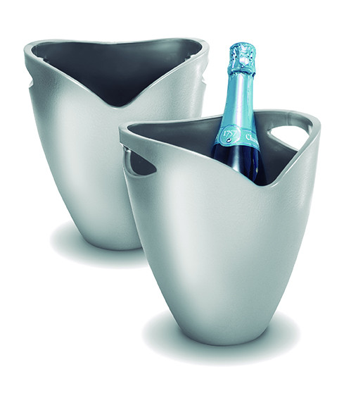 Pulltex Flaschenkübel, silber