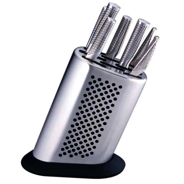 G-888D Messerblock gepunktet f. 8 Messer ohne Messer