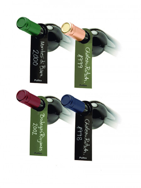 Pulltex Weinkeller-Etiketten zweifarbig, grün-schwarz