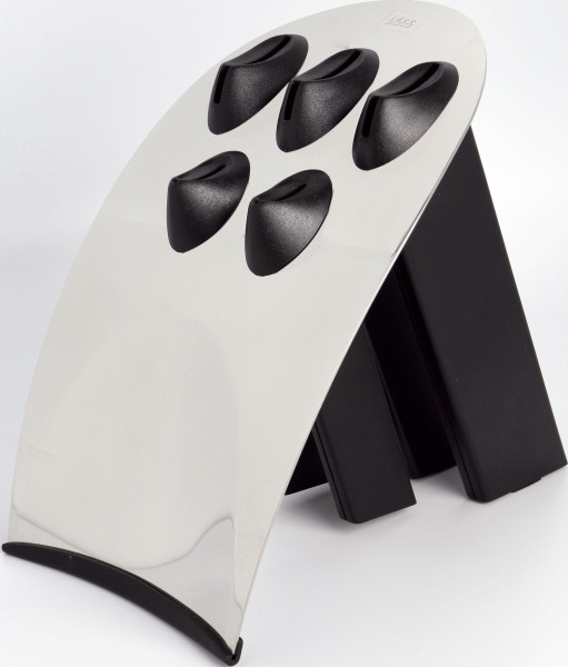 Messerblock verchromt, für 5 Messer