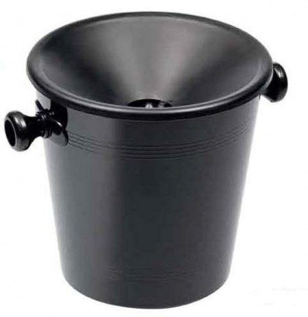 Spucknapf, Kunststoff schwarz, 3 Liter